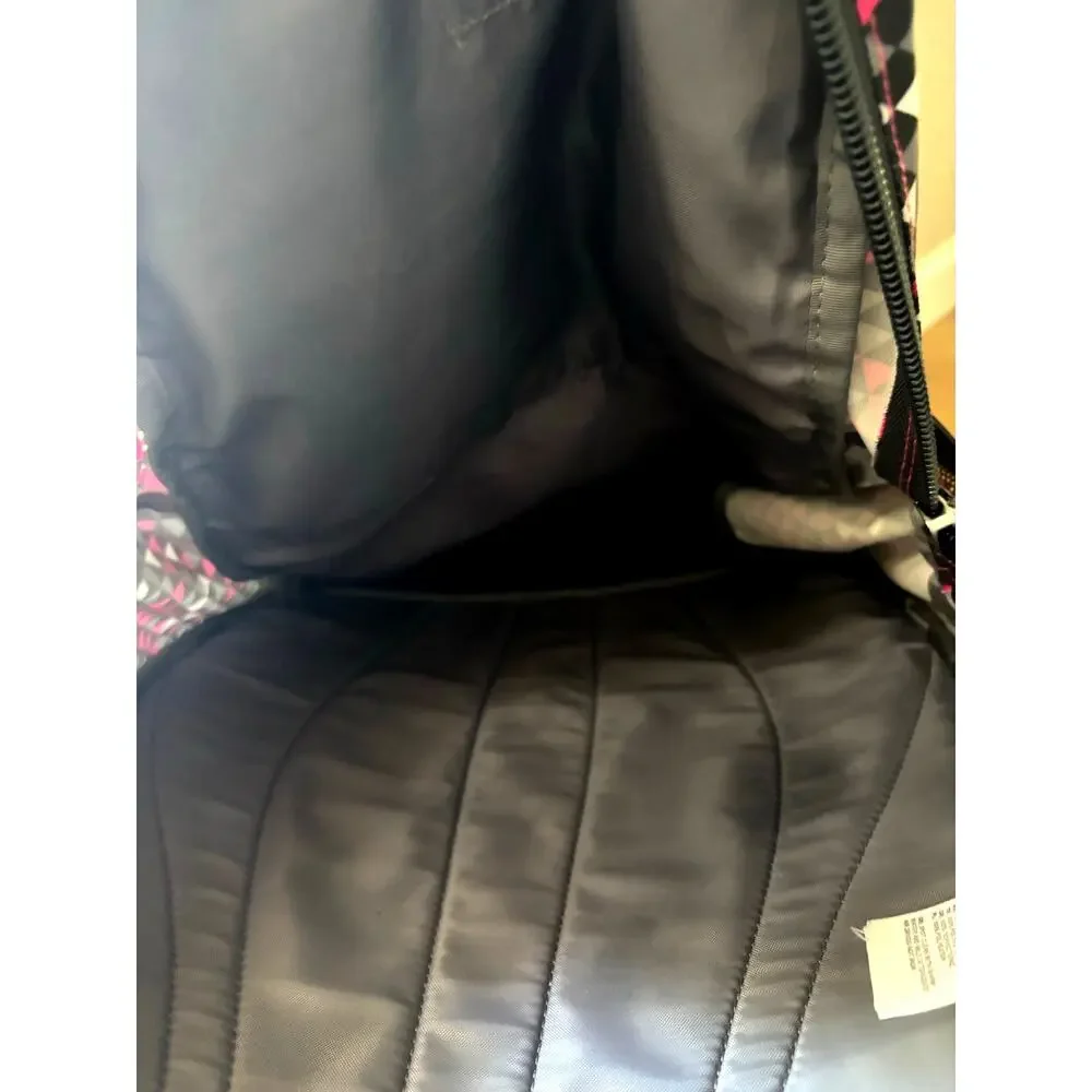 The North Face Jester Backpack Black & Pink Honeycomb Geo Women's